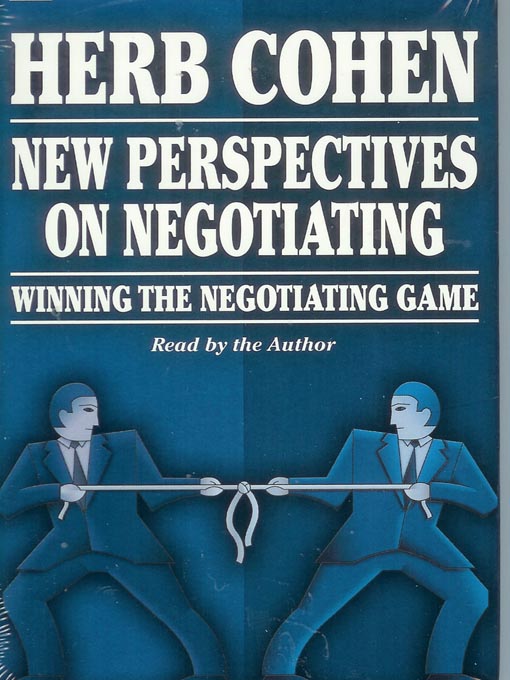Title details for New Perspectives on Negotiating by Herb Cohen - Wait list
